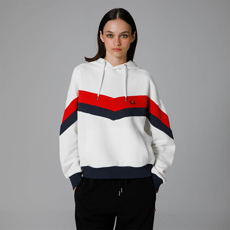 Ellesse Kad n Beyaz OVERSIZE SWEAT EF178 OF