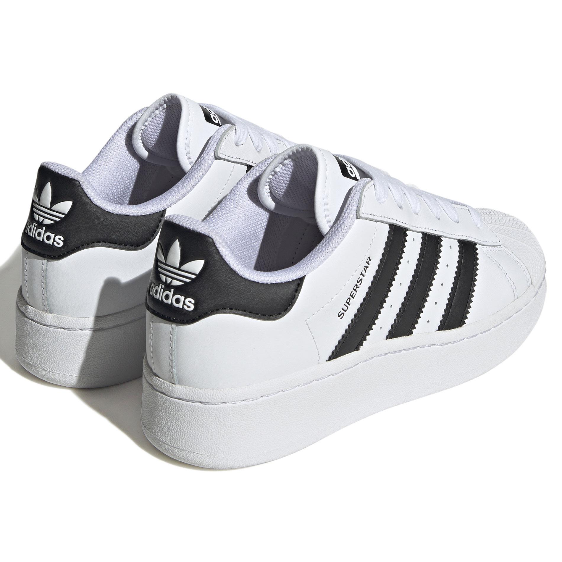 Superstar white and black adidas online